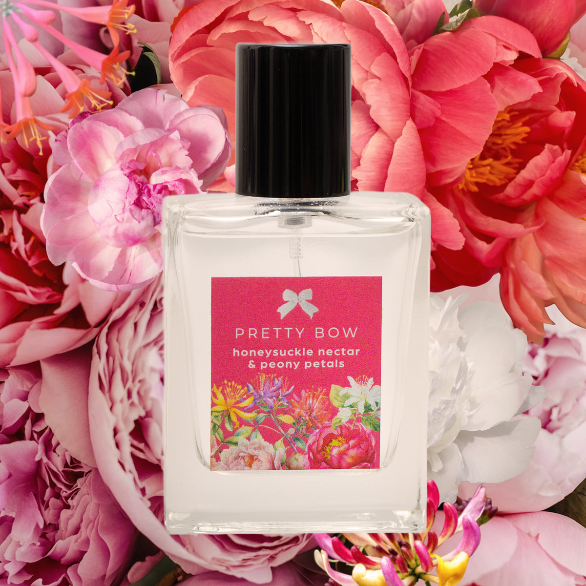 Honeysuckle Nectar + Peony Petals | 50 ml Eau De Parfum - Pretty Bow Perfumes