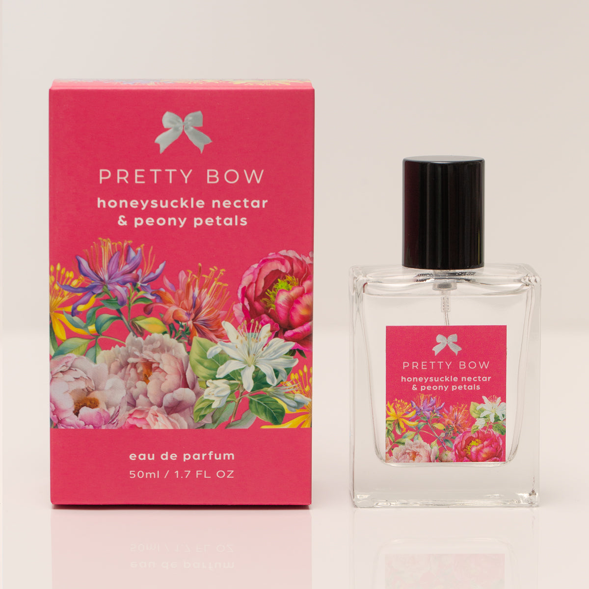 Honeysuckle Nectar + Peony Petals | 50 ml Eau De Parfum - Pretty Bow Perfumes